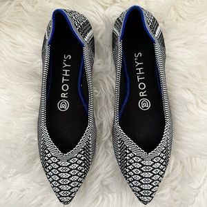 Rothy’s The Point Black Python (Retired) | size 6